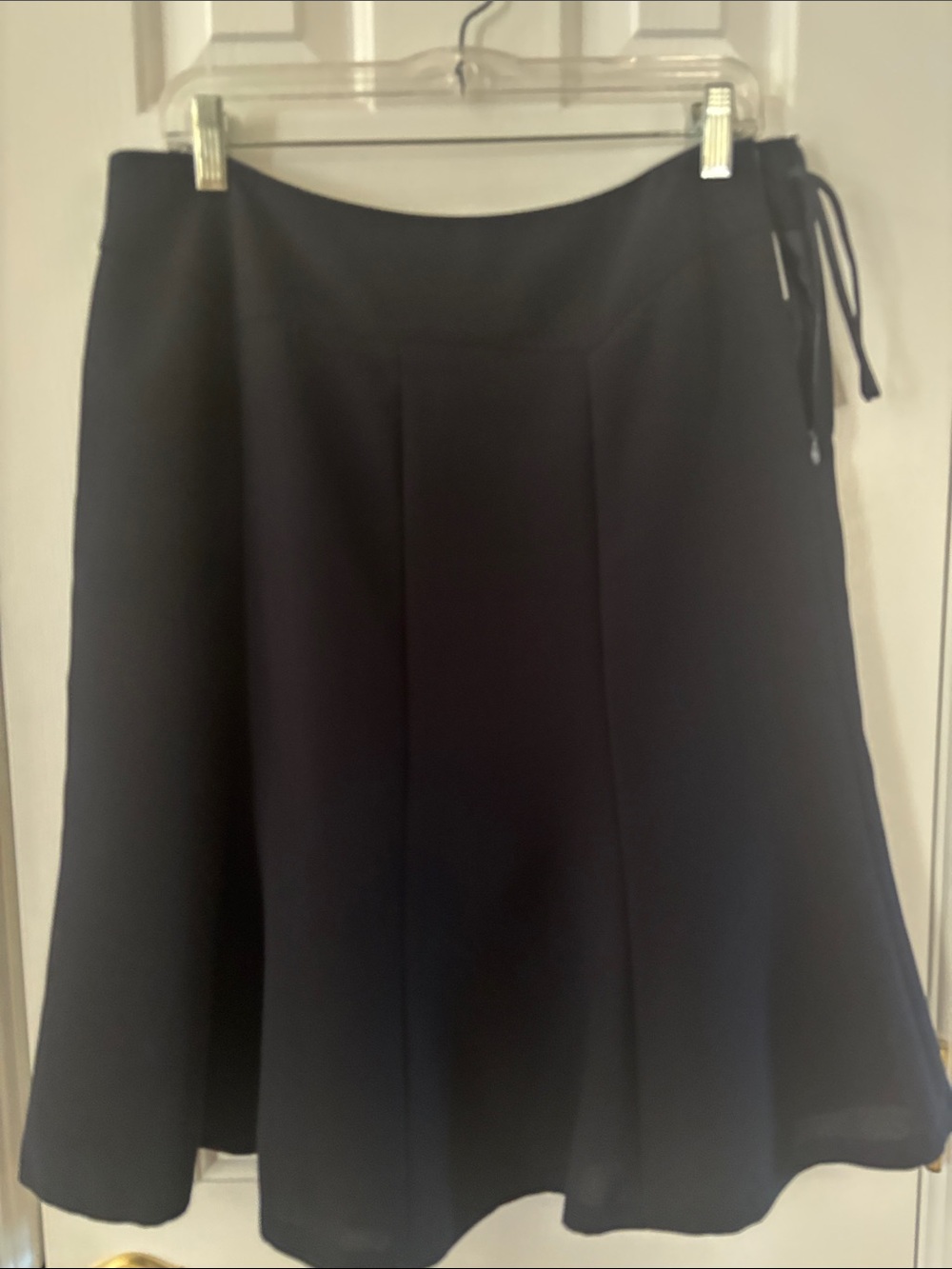 Jones Wear Lined Classic Black A-Line Women’s Skirt